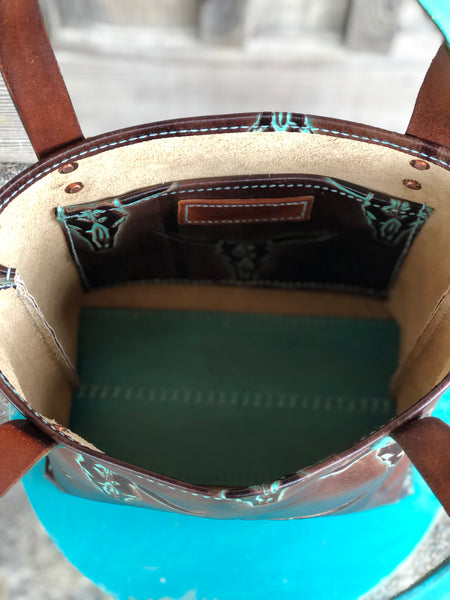 Handmade American Leather Tote Bag